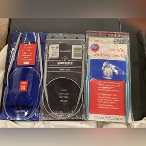 Quiksilver Nylon Circular Knitting Needle Set. Imra, Susan Bates, BOYE